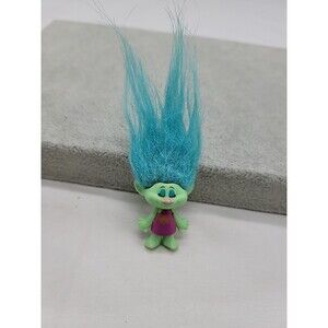 Dreamworks Trolls Purple Dress Troll  Figure 1.5" Without Measuring Hair